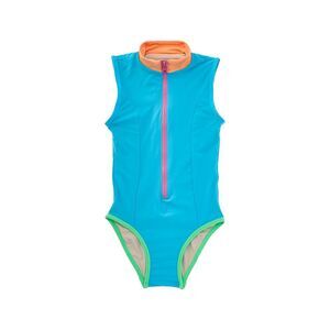 Pq Swim Girls  Zip One-Piece, Blue